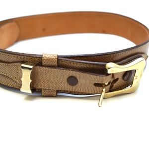 Justin Genuine Snakeskin Women's belt size 26